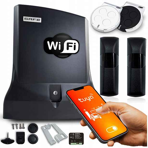 Pohon Posuvné Brány Pohon pro bránu Safe automat 700 kg Wifi Tuya 2x dálkové ovládání