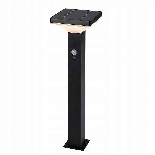 Venkovní solární zahradní sloupková lampa s Led senzorem 4W Geleen Rabalux