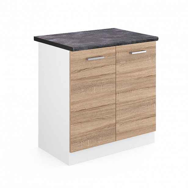 Vicco SKŘÍŇKA POD DŘEZ R-Line Sonoma 80 cm , PD Antracit