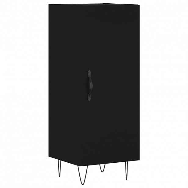 vidaXL Příborník černý 34,5 x 34 x 90 cm kompozitní dřevo