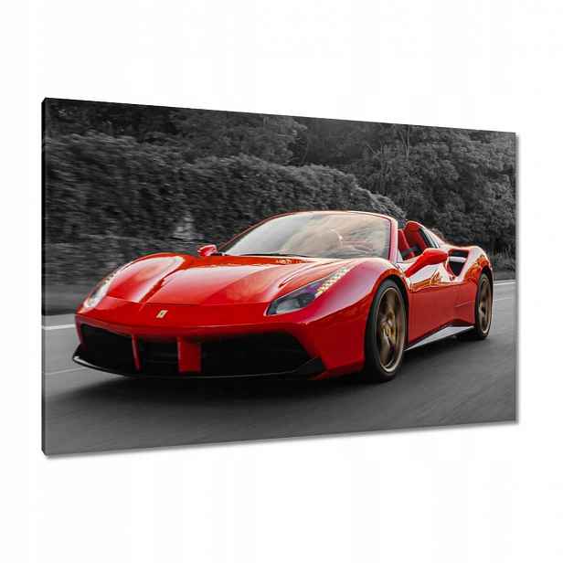 Obrazy 120x80 Červené Ferrari Fura