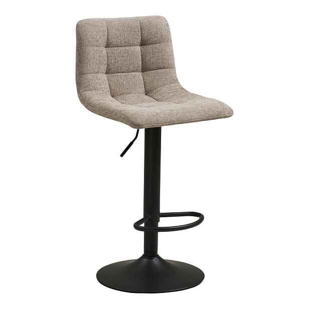 Béžová čalouněná barová židle s nastavitelnou výškou (výška sedáku 61 cm) Middelfart – House Nordic