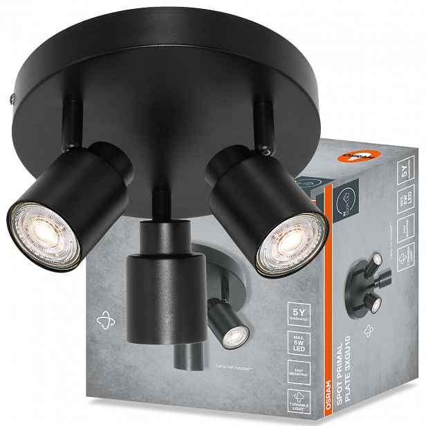 Led Spot Primal Pl 3XGU10 Bk