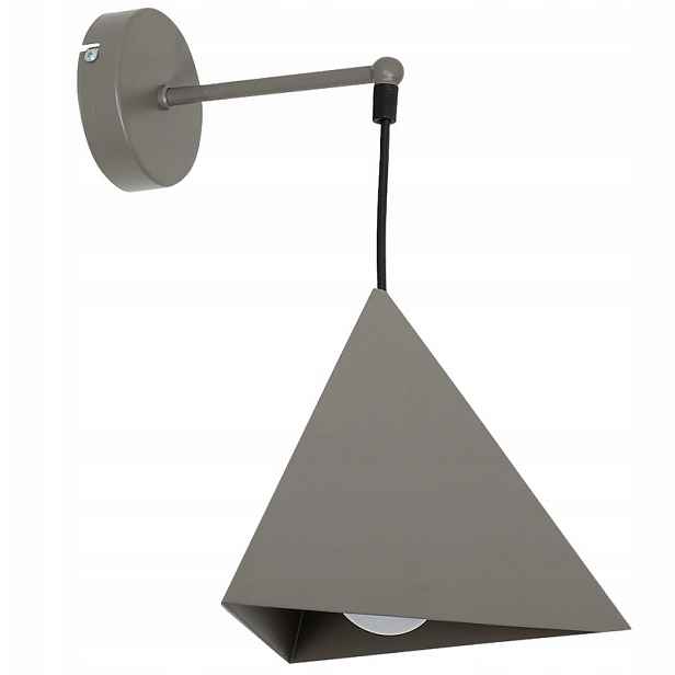 Nástěnná lampa, nástěnné svítidlo nad postel do ložnice obývacího pokoje moderní šedá Set