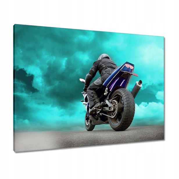 Obrazy 80x60 Modrý závodník