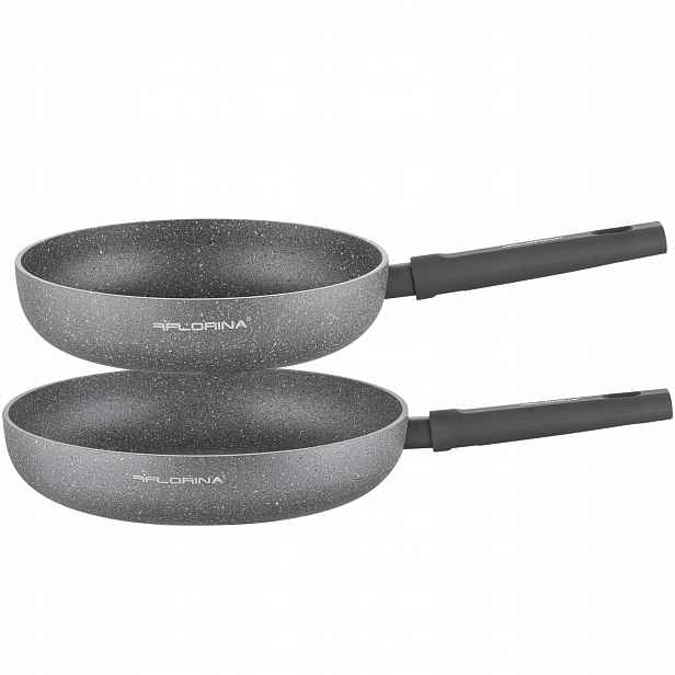 Sada pánví tradiční hliníková pánev 2 prvky Indukce 26 cm 30 cm