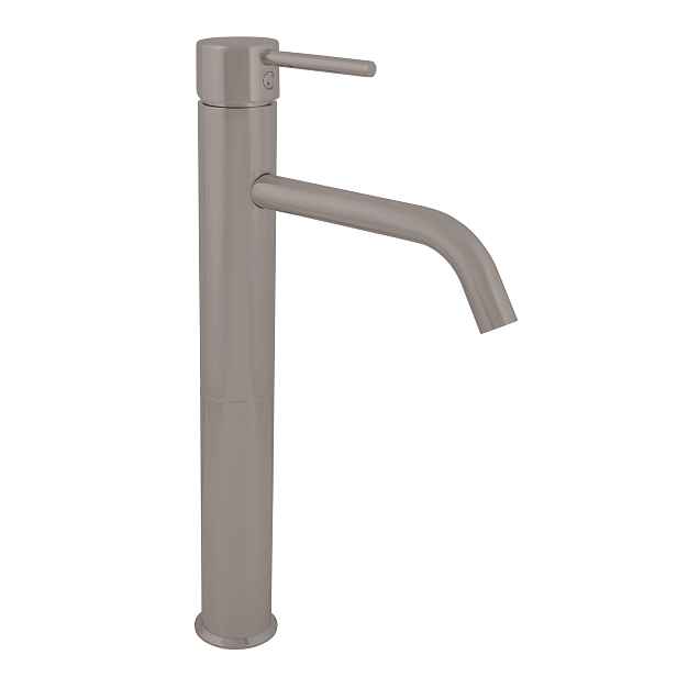 SEINA - Umyvadlová vysoká baterie bez výpusti, Metal grey - lesklá, SE923.5MGL, RAV Slezák - připojení 1/2"