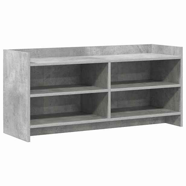 vidaXL Televizní skříň 100 x 33 x 47 cm Betonově šedá Kompozitní dřevo