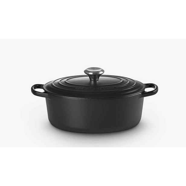 Le Creuset Signature - Pekáč oválný s poklicí, objem 6,3 l, noir mat 21178310000430