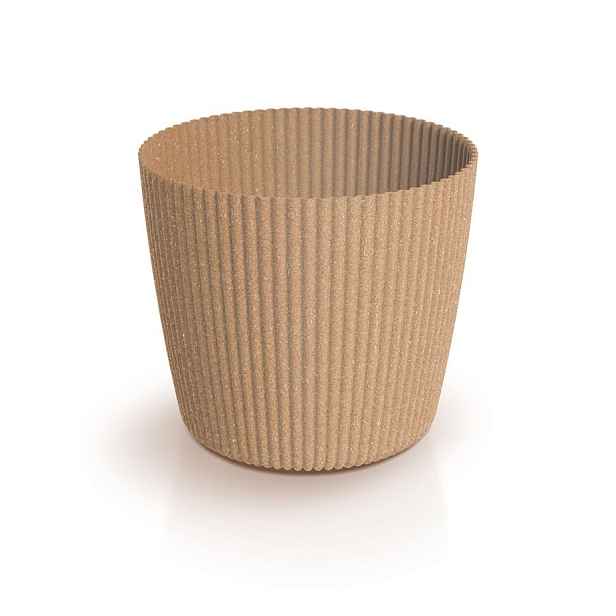 Prosperplast Květináč MILLA ROND ECO naturální, varianta 12,9 cm