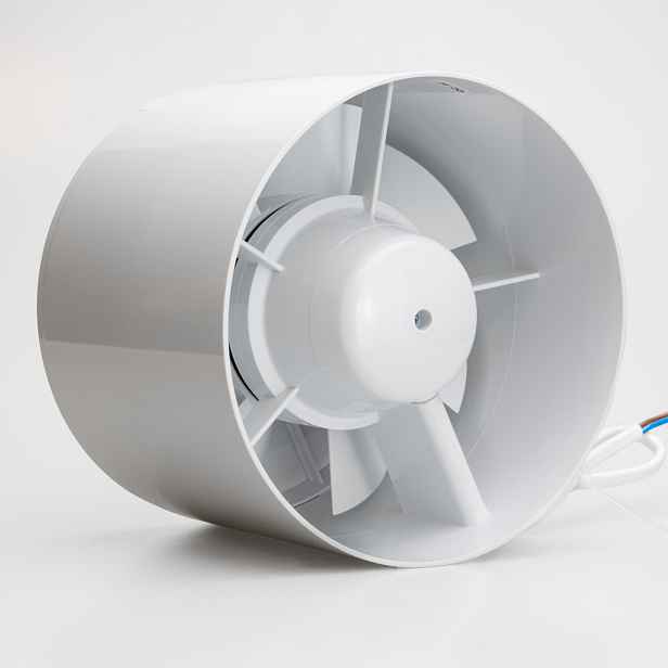 Sterr IDM100S – 100 mm kanálový ventilátor, tenký, 130 m³/h, 12 W