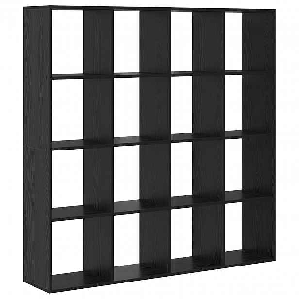 vidaXL Knihovna 16 úrovní 137,5 x 29 x 137,5 cm Kompozitní dřevo