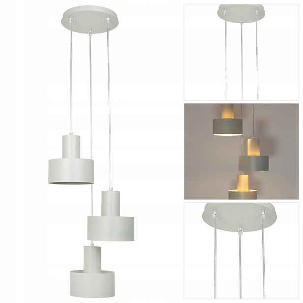 Závěsná lampa béžová Rif moderní nad jídelní stůl Sigma Lighting