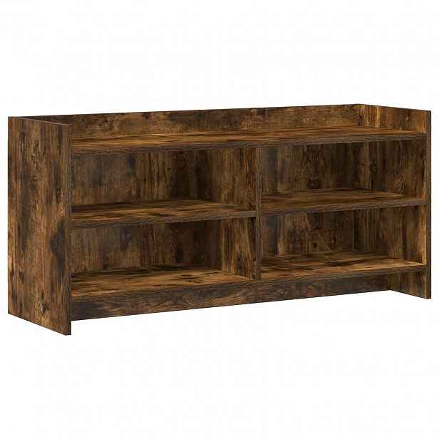 vidaXL Televizní skříň 100 x 33 x 47 cm Kouřový dub Kompozitní dřevo