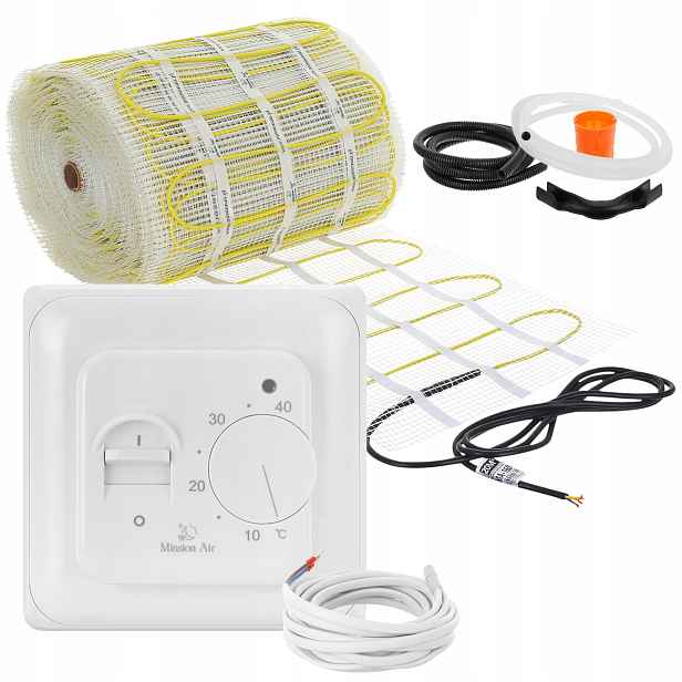 Set podlahového vytápění podlahy vyhřívací podložka 160 W/m² 14 m²