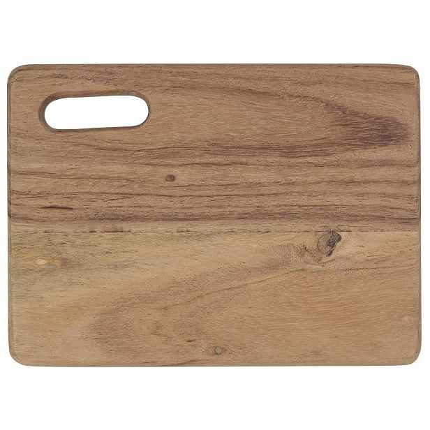 IB Laursen Dřevěné prkénko OVAL HOLE ACACIA WOOD 20 x 15 cm