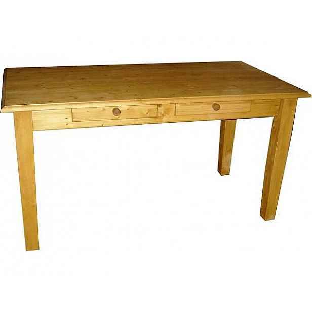Jídelní stůl se zásuvkou 00467, 3161 - Ebenové dřevo