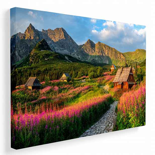 Obraz na plátně Tatry Polsko Zakopané pohled na krajinu na zeď 100x70 cm