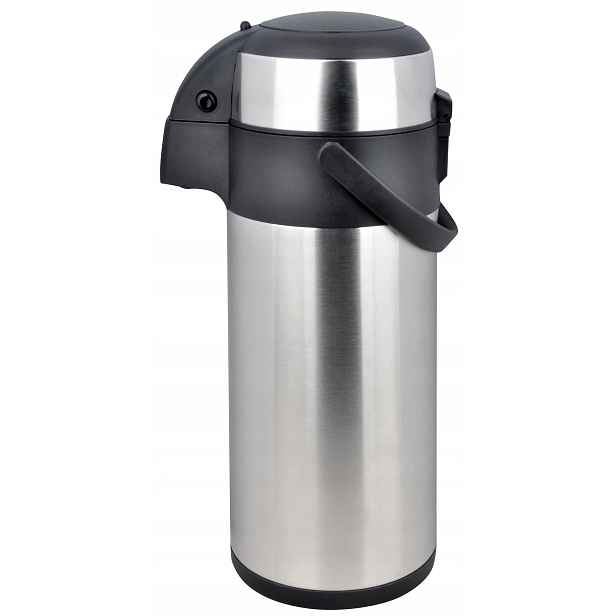 Stolní termoska s pumpičkou, ocel 3 l, KH-1467 Kinghoff