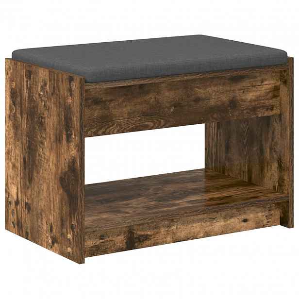 vidaXL Chodbičková lavice Uzený Dub 63 x 38 x 45 cm