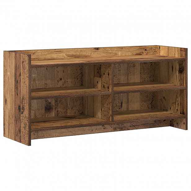 vidaXL Televizní skříň 100 x 33 x 47 cm Staré dřevo Kompozitní dřevo