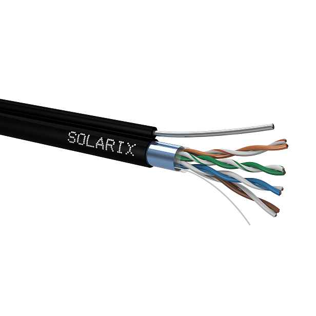 Kabelinstalační Solarix CAT5e FTP stíněný PE 305 m
