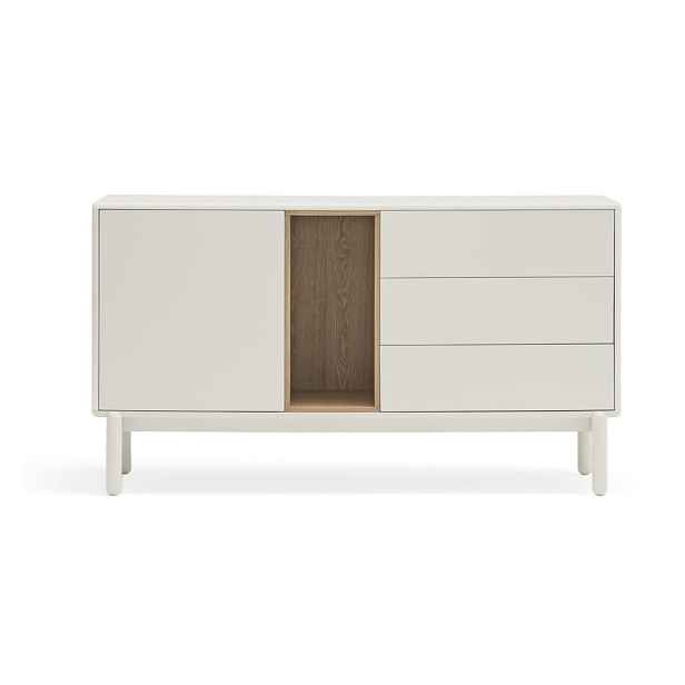 Krémová komoda 140x76x40 cm Corvo – Teulat