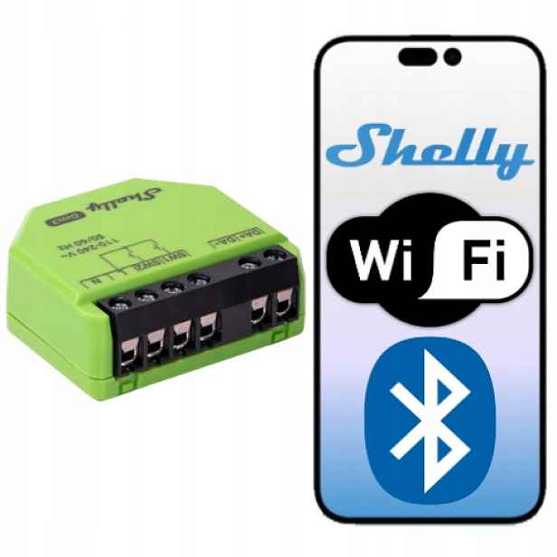 Shelly Dali Dimmer WiFi Bluetooth Inteligentní ovladač osvětlení