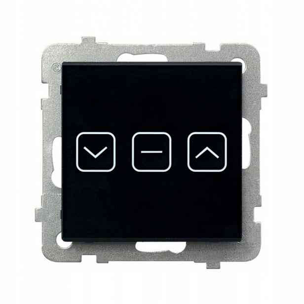 Sonata Touch Žaluziový spínač černé sklo LPD-7RS/m/32 Ospel