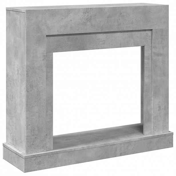 vidaXL Krbová obestavba betonově šedá 100x30x87,5 cm kompozitní dřevo