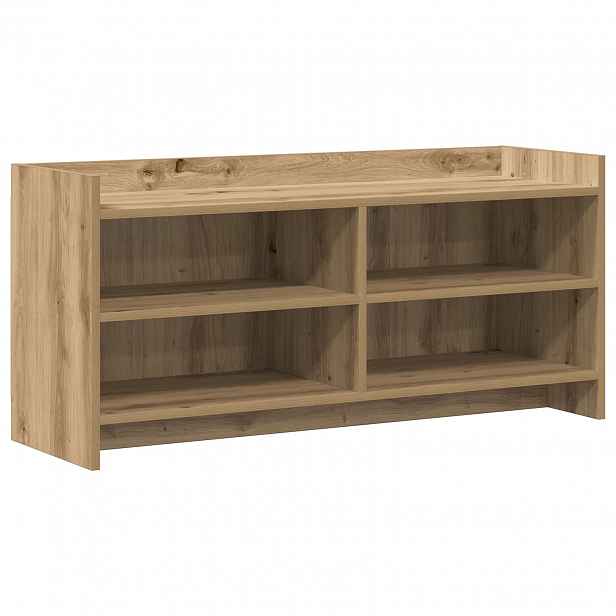 vidaXL Televizní skříň 100 x 33 x 47 cm Dub artisan Kompozitní dřevo