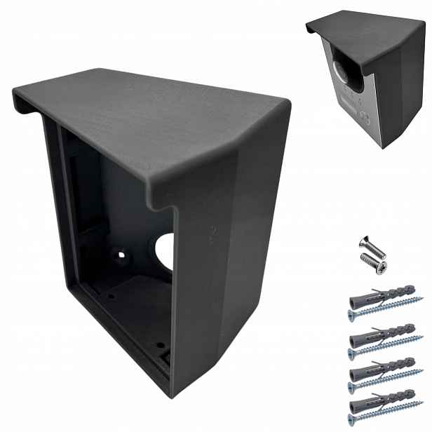Adaptér pro montáž pod úhlem Videodomofon Dahua VTO2202F-P-S2 Pravý Šedý