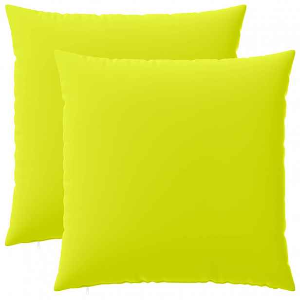 vidaXL Povlak na polštář 2 pcs HEERLEN Jasně zelená 60 x 60 cm