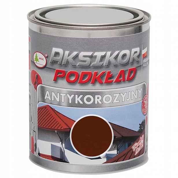 Aksikor Podklad Protikorozní Podklad Pro Kovové Střechy 5 L Červený Oxidový