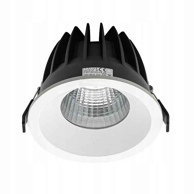Rezzo Moderní bílé zapuštěné svítidlo Kulaté Stropní Svítidlo Led 14 cm 18W 4000K IP54
