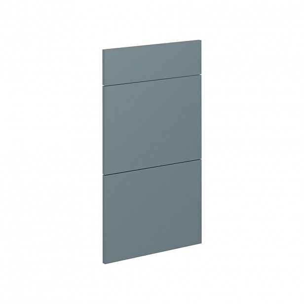 Vicco KUCHYŇSKÁ DVÍŘKA R-Line Modrošedá 39.6 x 70.4 cm nábytková čela pro spodní skříňku se zásuvkami