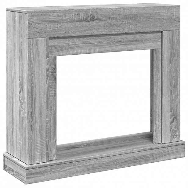 vidaXL Krbová obestavba šedá sonoma 100x30x87,5 cm kompozitní dřevo