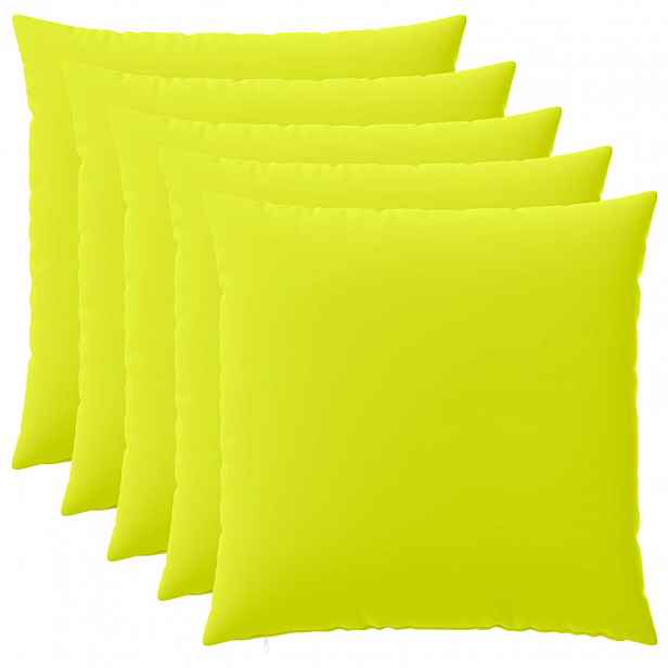 vidaXL Povlak na polštář 6 pcs HEERLEN Jasně zelená 60 x 60 cm