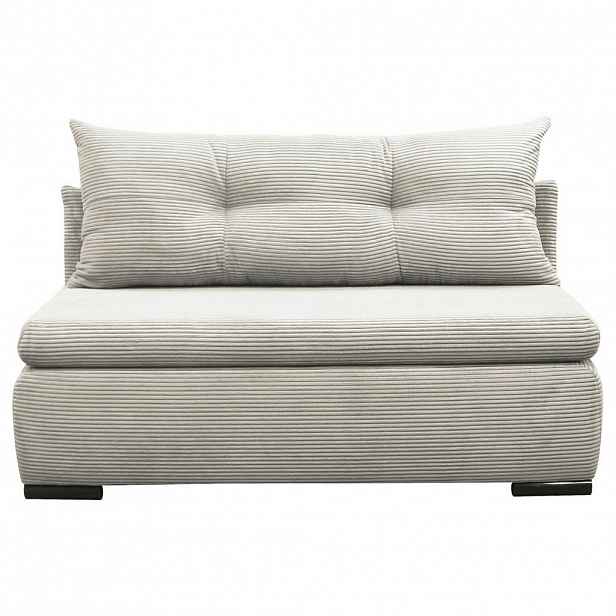 MID.YOU ROZKLÁDACÍ POHOVKA, textil, bílá