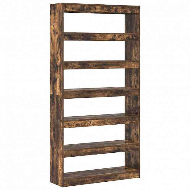 vidaXL Knihovna 6 úrovní 100 x 30 x 198 cm Kompozitní dřevo