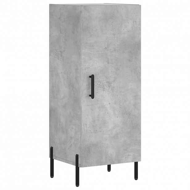 vidaXL Příborník betonově šedý 34,5 x 34 x 90 cm kompozitní dřevo