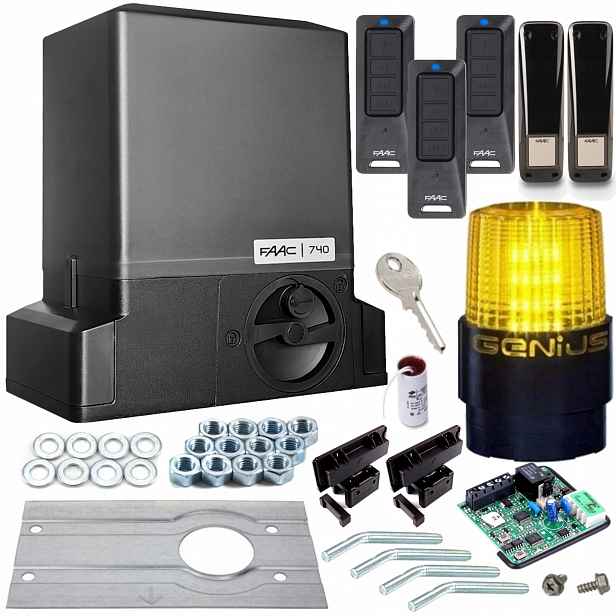 Sada pohonu Delta 2 Faac 740 Ovladače Led lampa