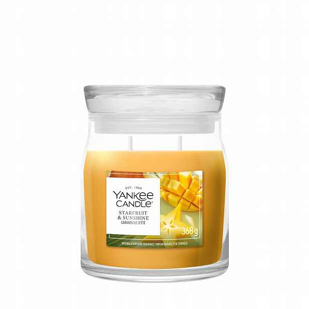 Střední vonná svíčka Yankee Candle Starfruit & Sunshine