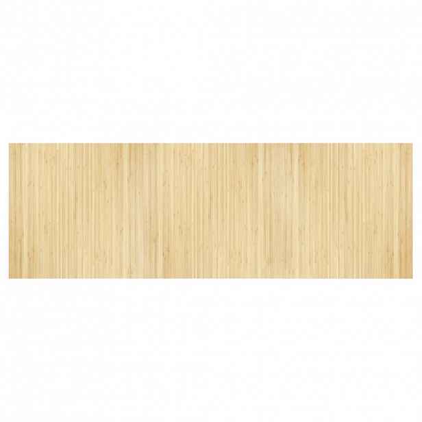 vidaXL Koberec obdélníkový světle přírodní 100 x 300 cm bambus