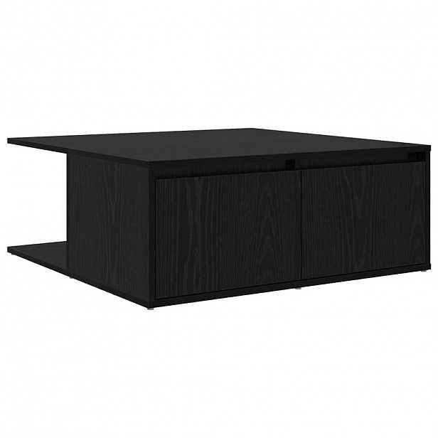 vidaXL Konferenční stolek Černý dub 80 x 80 x 31,5 cm Kompozitní dřevo