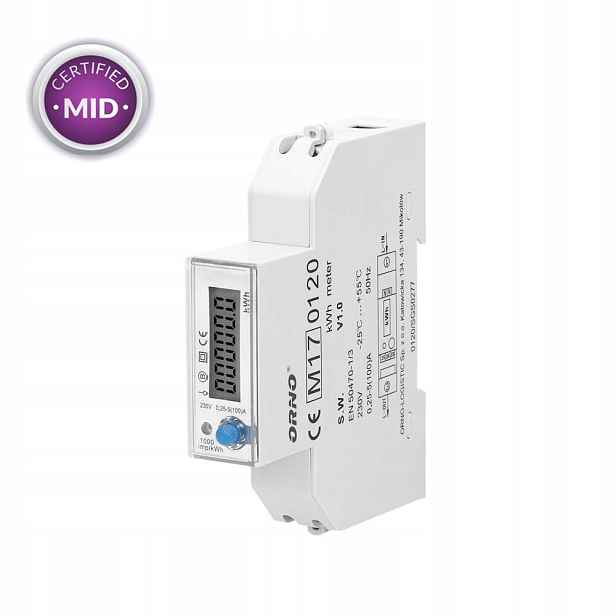 Elektroměr 1F Orno OR-WE-524