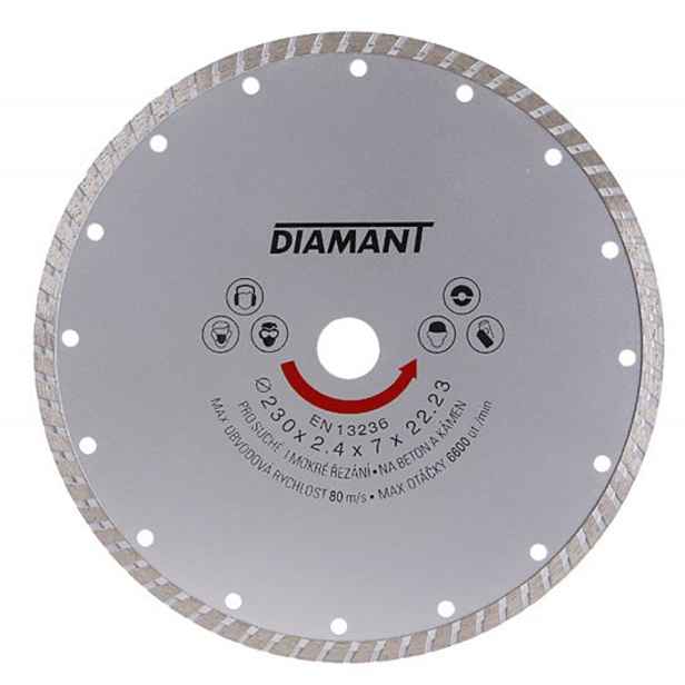 FESTA Kotouč diamantový DIAMANT 230x2.4x22.2mm TURBO