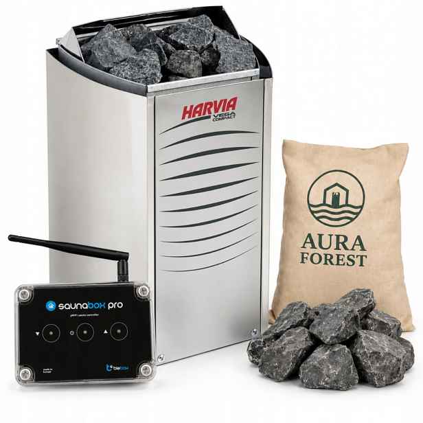 Kamna Harvia BC35E 3,5 kW kameny 20 kg BleBox SaunaBox Pro WiFi