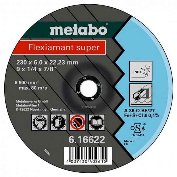 Metabo - Řezný kotouč na nerezovou ocel 150x22,23 mm 616604000