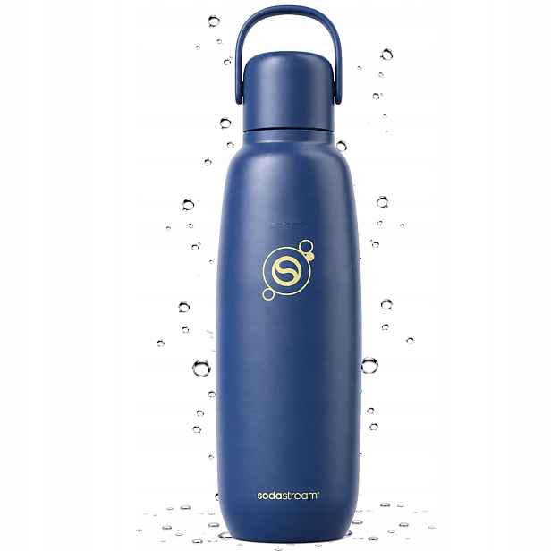 Termoláhev Fizz&Go, modrá, 0,9 l